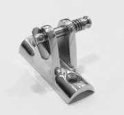 Stainless Steel Concave Rail Hinge with Removable Pin